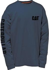 img 2 attached to Caterpillar Trademark Banner T Shirt: Premium Men's Clothing in T-Shirts & Tanks