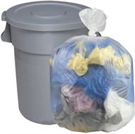 🛍️ buy cand 30 gallon clear large trash bags (70 count) - best deals & quality guaranteed! logo