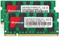 комплект на 4 гб (2 гбх2) ddr2 800 sodimm озу логотип