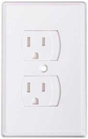img 4 attached to 🧒 4 Pack Universal Self-Closing Outlet Covers – Baby Proof Kit – Durable Plastic Child Safety Wall Socket Plugs