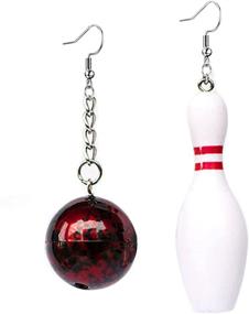 img 4 attached to Coadipress Bowling Earrings Эффектные украшения