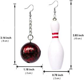 img 1 attached to Coadipress Bowling Earrings Эффектные украшения