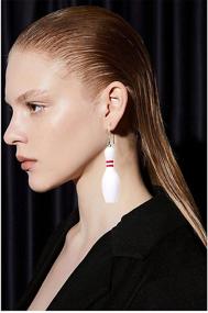 img 2 attached to Coadipress Bowling Earrings Эффектные украшения