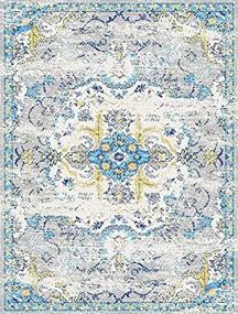 img 2 attached to 🏞️ Bohemian Distressed Design Area Rug 2' x 3' Blue - Rugshop