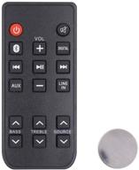 enhanced remote control for rca rts7116s rts7113ws rtrts7116s soundbar system - longer lasting coin battery logo