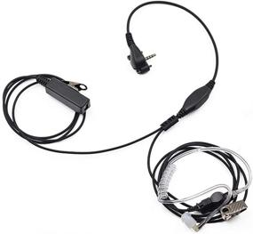 img 3 attached to 🎧 Trdio Covert Acoustic Tube Bodyguard Earpiece Headset with Microphone for Yaesu Vertex Standard VX-230 VX-231 VX-298 VX-350 VX-351 VX-180 EVX-531 Two-Way Radio Walkie Talkie