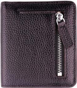 img 4 attached to Womens Blocking Genuine Leather Wallet Women's Handbags & Wallets