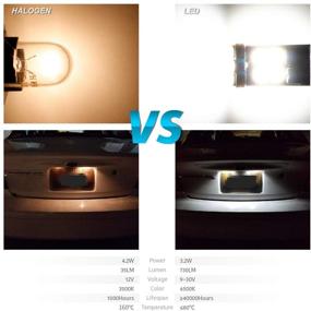 img 1 attached to 🔆 Luyed 2 X 730 люмен Супер Яркие Лампы W5W 194 168 2825 LED с функцией Canbus, ксеноново-белого цвета (самые яркие 194 светодиоды на Amazon)
