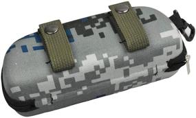 img 2 attached to Molle Zipper Sunglasses Anti Shock Pouch