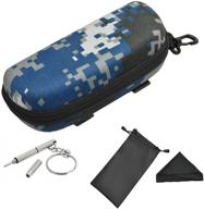 molle zipper sunglasses anti shock pouch logo
