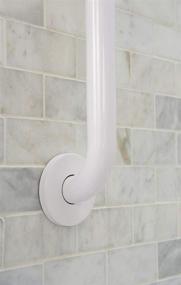 img 2 attached to 🛀 Moen R8724W Home Care Bathroom Safety 24-Inch Grab Bar: Secure Support and Elegant Design