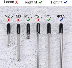 img 1 attached to Flexible Fasteners 8 Inch Thread Protectors by Uxcell