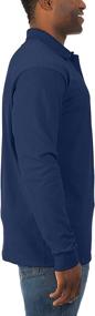 img 3 attached to Jerzees Men's SpotShield Stain Resistant Polo Shirts - Short and Long Sleeve Options