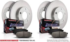 img 2 attached to 🔥 Enhanced Performance Power Stop KOE5516 Autospecialty Brake Kit - OE Brake Rotors & Ceramic Brake Pads for Optimal Power and Control