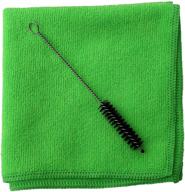 🧪 green cleaning kit: test tube brush and microfiber cloth - ideal for instant pot, drinking straws, and more. logo