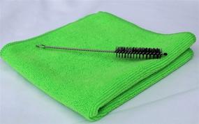 img 3 attached to 🧪 Green Cleaning Kit: Test Tube Brush and Microfiber Cloth - Ideal for Instant Pot, Drinking Straws, and More.