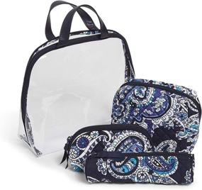 img 2 attached to Vera Bradley Deep Night Paisley Travel Accessories and Cosmetic Cases