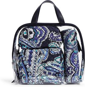 img 3 attached to Vera Bradley Deep Night Paisley Travel Accessories and Cosmetic Cases