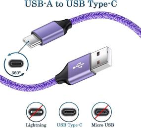 img 3 attached to Charging Charger Braided Samsung Motorola