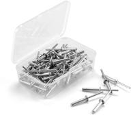 100-pack aluminum blind rivets: high-quality & durable rivets in 100-pack bundle logo
