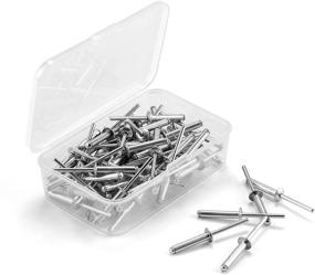 img 4 attached to 100-Pack Aluminum Blind Rivets: High-Quality & Durable Rivets in 100-Pack Bundle