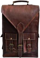 convertible leather backpack messenger briefcase logo