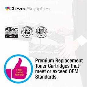 img 2 attached to 🖨️ Clever Supplies Compatible Toner Cartridges TN436 TN436BK TN436C TN436M TN436Y 4 Color Set for Brother HL-L8360CDW L9310CDW MFC-L8900CDW L9570CDW - Replacement Option