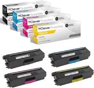 🖨️ clever supplies compatible toner cartridges tn436 tn436bk tn436c tn436m tn436y 4 color set for brother hl-l8360cdw l9310cdw mfc-l8900cdw l9570cdw - replacement option logo