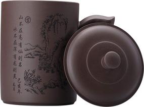 img 1 attached to 🍵 Purple Coffee Chinese Teacupup: Experience traditional Chinese tea culture