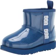 stay stylish with ugg unisex-child classic clear mini ii fashion boots logo