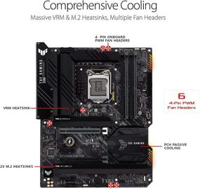 img 1 attached to 💥 ASUS TUF Gaming Z590-Plus: Игровая материнская плата ATX LGA 1200 с PCIe 4.0, 3xM.2 / NVMe SSD, 14+2 энергетическими этапами, USB 3.2 Тип-C, 2.5Гб LAN, Thunderbolt 4, Aura RGB подсветкой.