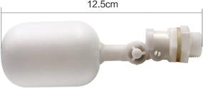 img 3 attached to 🐠 2 Pack 3/8" Mini Plastic Float Valve Kit for RO Water Reverse Osmosis System: Filter Float Ball Valve for Fish Aquarium (3/8")