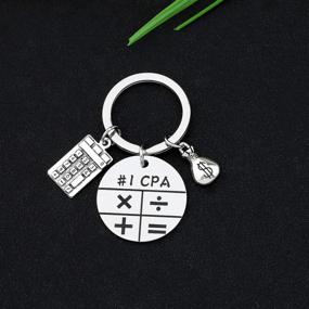 img 3 attached to 💰 CYTING Accountant Gift - CPA Keychain with Calculator Money Bag Charm for Accounting Professionals - Appreciation Gift for CPA or Bookkeeper