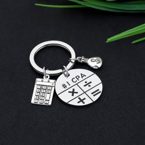 img 1 attached to 💰 CYTING Accountant Gift - CPA Keychain with Calculator Money Bag Charm for Accounting Professionals - Appreciation Gift for CPA or Bookkeeper