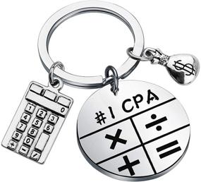 img 4 attached to 💰 CYTING Accountant Gift - CPA Keychain with Calculator Money Bag Charm for Accounting Professionals - Appreciation Gift for CPA or Bookkeeper