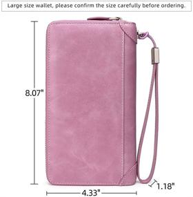 img 1 attached to 👜 Lake Wristlet LARGE: Women's Handbags, Wallets and Wristlets with Enhanced Leather Blocking Capacity