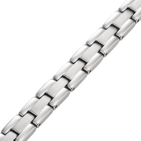 img 3 attached to 👣 Relieve Arthritis Pain with Willis Judd's Adjustable Titanium Anklet - Magnetic Therapy Bracelet for Women