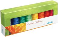 mettler silk-finish summer cotton 🧵 thread set of 8 - 1500 yd/1372m logo