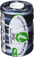 nylon crochet thread 197 yard blues logo