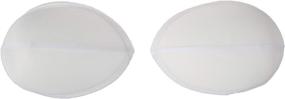 img 3 attached to Dritz 53072-9 Shoulder Pads, White Covered Teardrop Raglan, 3/8-Inch - Improved SEO