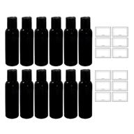 black cosmo plastic bottle labels travel accessories for travel bottles & containers logo