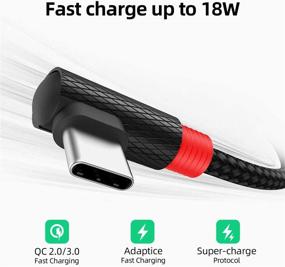 img 3 attached to ⚡ Braided Charging Cable for Samsung and OnePlus - Industrial Grade Electronics