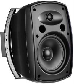 img 3 attached to 🔊 OSD Audio AP850 8” Surface Mount Indoor/Outdoor Patio Speaker Pair - Black - Enhanced Stereo Performance