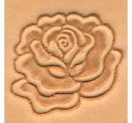 🌹 tandy leather rose craftool® 3-d stamp 88493-00: bring your leather works to life with stunning rose designs logo