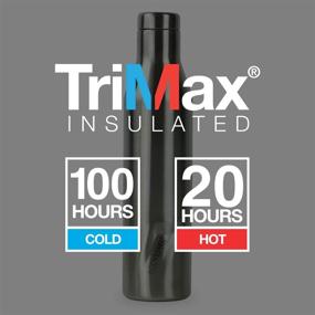 img 2 attached to 🍾 EcoVessel Aspen TriMax - Vacuum Insulated Stainless Steel Water & Wine Bottle, available in 16 oz and 25 oz sizes