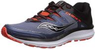 беговые кроссовки saucony men's guide - средняя обувь для мужчин-спортсменов. логотип