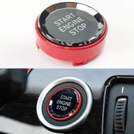 lanyun crystal style engine start stop switch ignition button fit e chassis code e60 e90 e91 e92 e93 e84 e70 e71 e72 e83 e89 accessories (red) logo