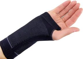 img 1 attached to Optimized Zensah Wrist Compression Support Sleeve