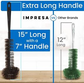 img 3 attached to 🚰 Extra Long Handle Garbage Disposal Cleaner Brush for Spotless Drains - Fresh Smelling Kitchen Disposal Cleaner and Deodorizer - Garbage Disposal Brush with Drain Cleaning Benefits