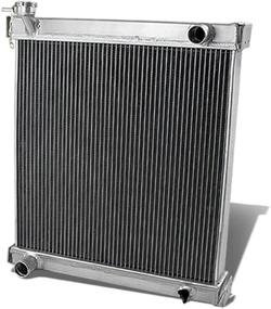 img 4 attached to Enhanced Performance 2-Row Full Aluminum Radiator for Jeep TJ - DNA Motoring RA-JEEPTJ-2